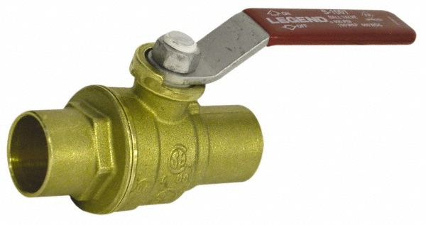 Legend Valve Standard Manual Ball Valve: 2" Pipe, Full Port - 101-048NL