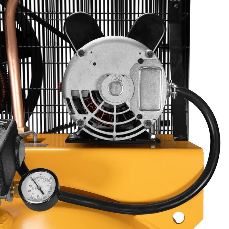 DEWALT 80 Gal. 175 Maximum PSI, Stationary, Electric, Oil Lubricated Vertical Air Compressor, 14.6 SCFM at 100 PSI, 5.0 HP - DXCM803.COM