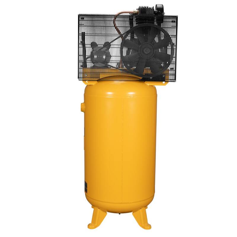 DEWALT 80 Gal. 175 Maximum PSI, Stationary, Electric, Oil Lubricated Vertical Air Compressor, 14.6 SCFM at 100 PSI, 5.0 HP - DXCM803.COM