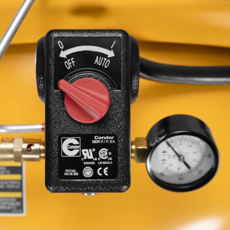 DEWALT 80 Gal. 175 Maximum PSI, Stationary, Electric, Oil Lubricated Vertical Air Compressor, 14.6 SCFM at 100 PSI, 5.0 HP - DXCM803.COM