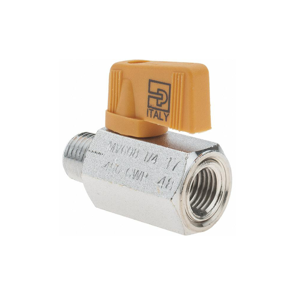 Parker Miniature Manual Ball Valve: 1/4" Pipe - BD-MV608-4-1
