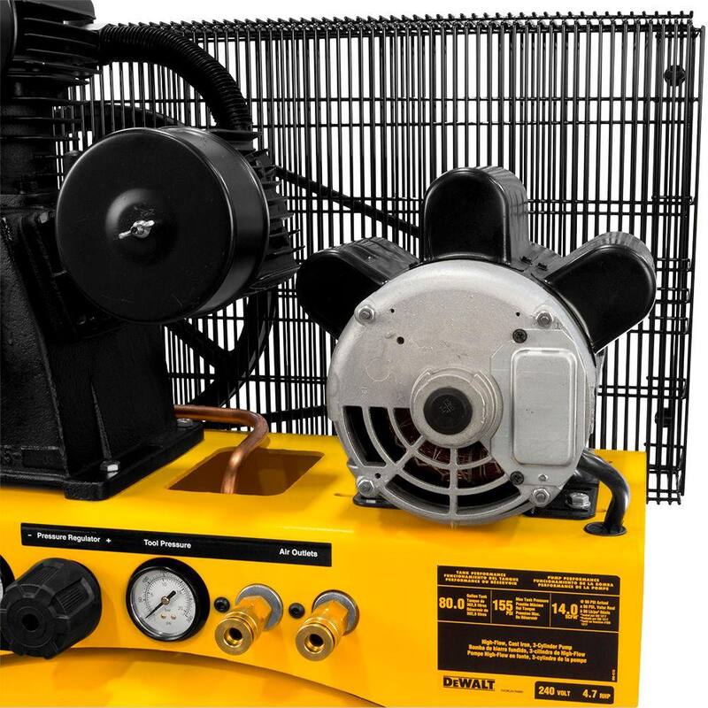 DEWALT 80 Gal. Vertical Stationary Electric Air Compressor - DXCMLA4708065