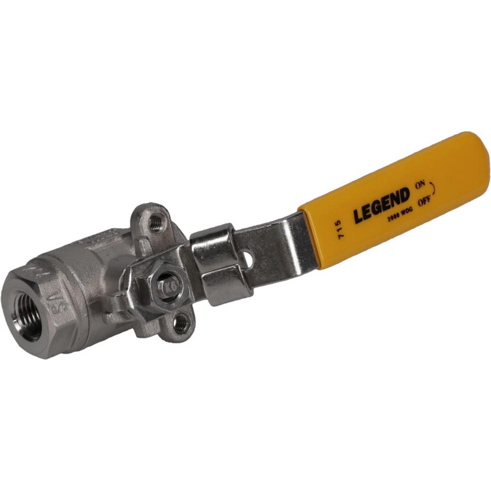 Legend Valve Standard Manual Ball Valve: 1/4" Pipe, Large Port - 113-101