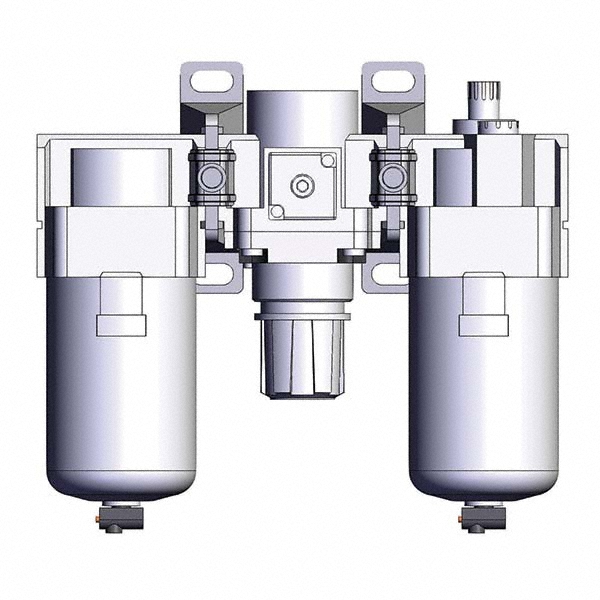 Parker 1/4" Pipe, 3/8" Tube, Tube to Male Pipe Drain Cock & Shutoff Valve - 11138