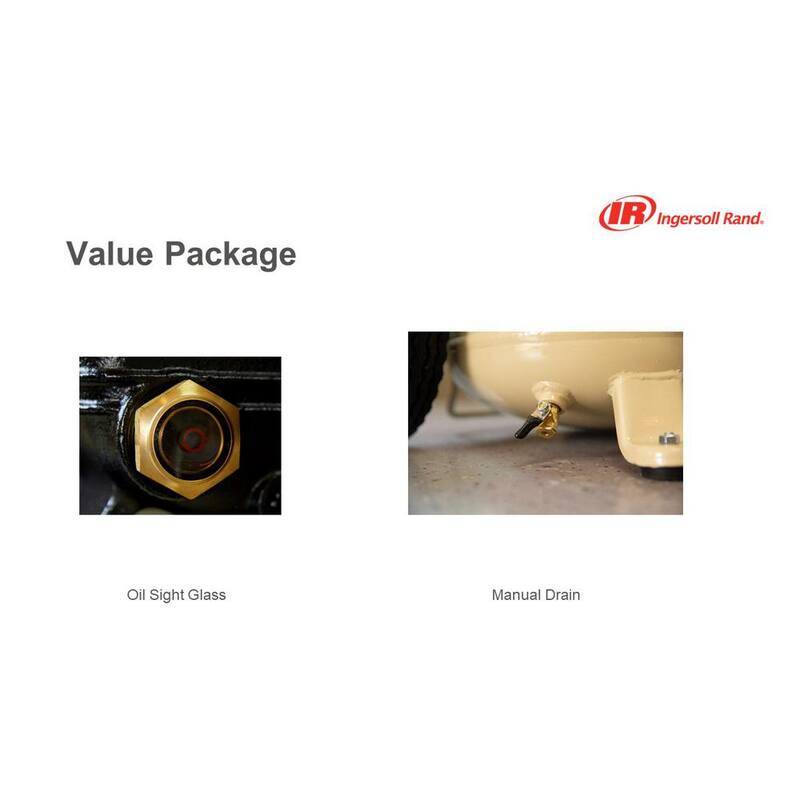 Ingersoll Rand Type 30 Reciprocating 80 Gal. 5 HP Electric 230-Volt 3 Phase Air Compressor - 2475N5-V