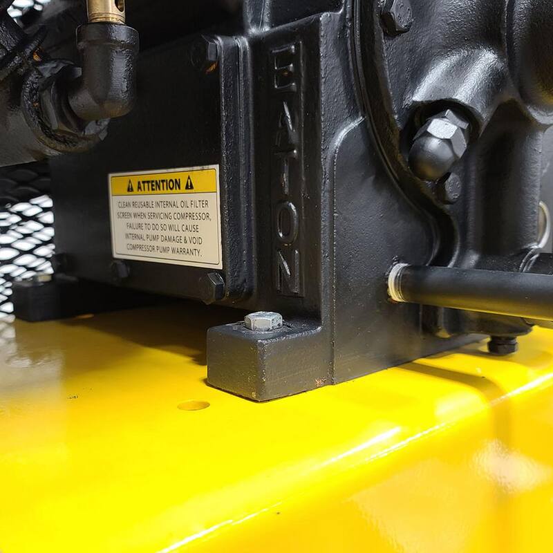 EMAX Silent Air Industrial E350 Series 80 Gal. 175 psi 7.5 HP 31 CFM 1-Phase 2-Stage Stationary Electric Air Compressor - HS07V080V1