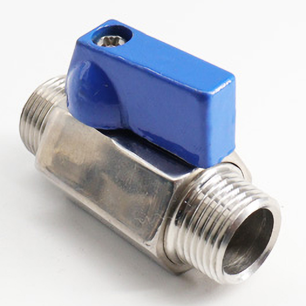 Guardian Worldwide Uni-Body Mini Manual Ball Valve: 3/8" Pipe, Reduced Port - 06Q102N04038