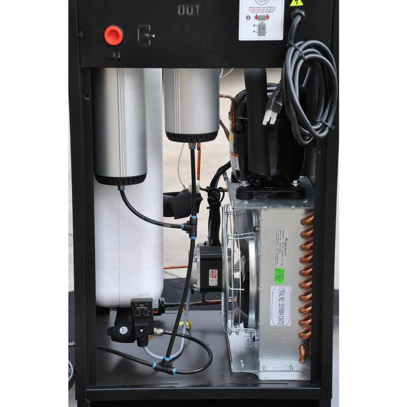 EMAX Silent Air Industrial E450 80 Gal. 175 psi Electric 10HP 38CFM 3-Ph. 460V 2-Stage Stationary Air Compressor,58CFM Dryer - HSP10V080V3P460