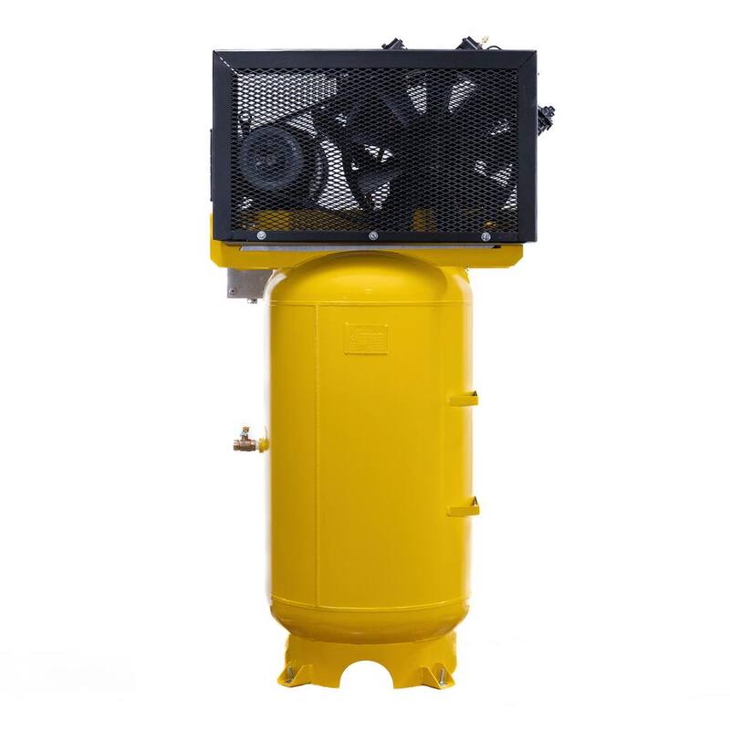EMAX Industrial E350 Series 80 Gal.175 psi 7.5 HP 31 CFM 1-Phase 2-Stage Vertical Industrial Electric Air Compressor - HI07V080V1