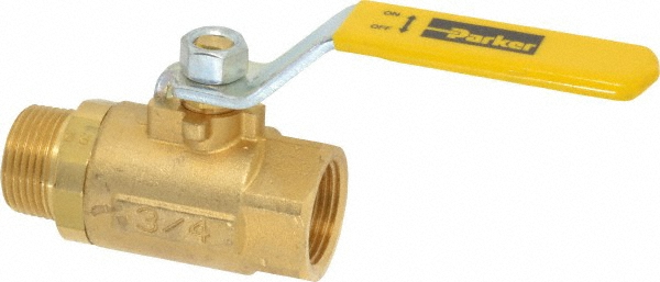 BONOMI Full Port Bi-Directional Manual Ball Valve: 3/4" Pipe, Full Port - 161N LF-3/4