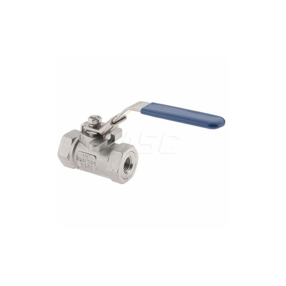 Value Collection Manual Ball Valve: 1/4" Pipe, Reduced Port - 6Q11008