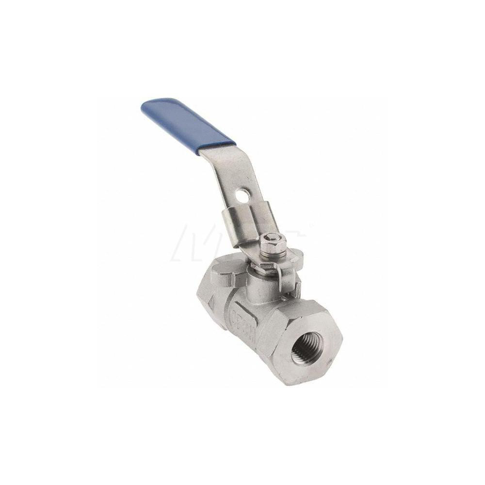 Value Collection Manual Ball Valve: 1/4" Pipe, Reduced Port - 6Q11008