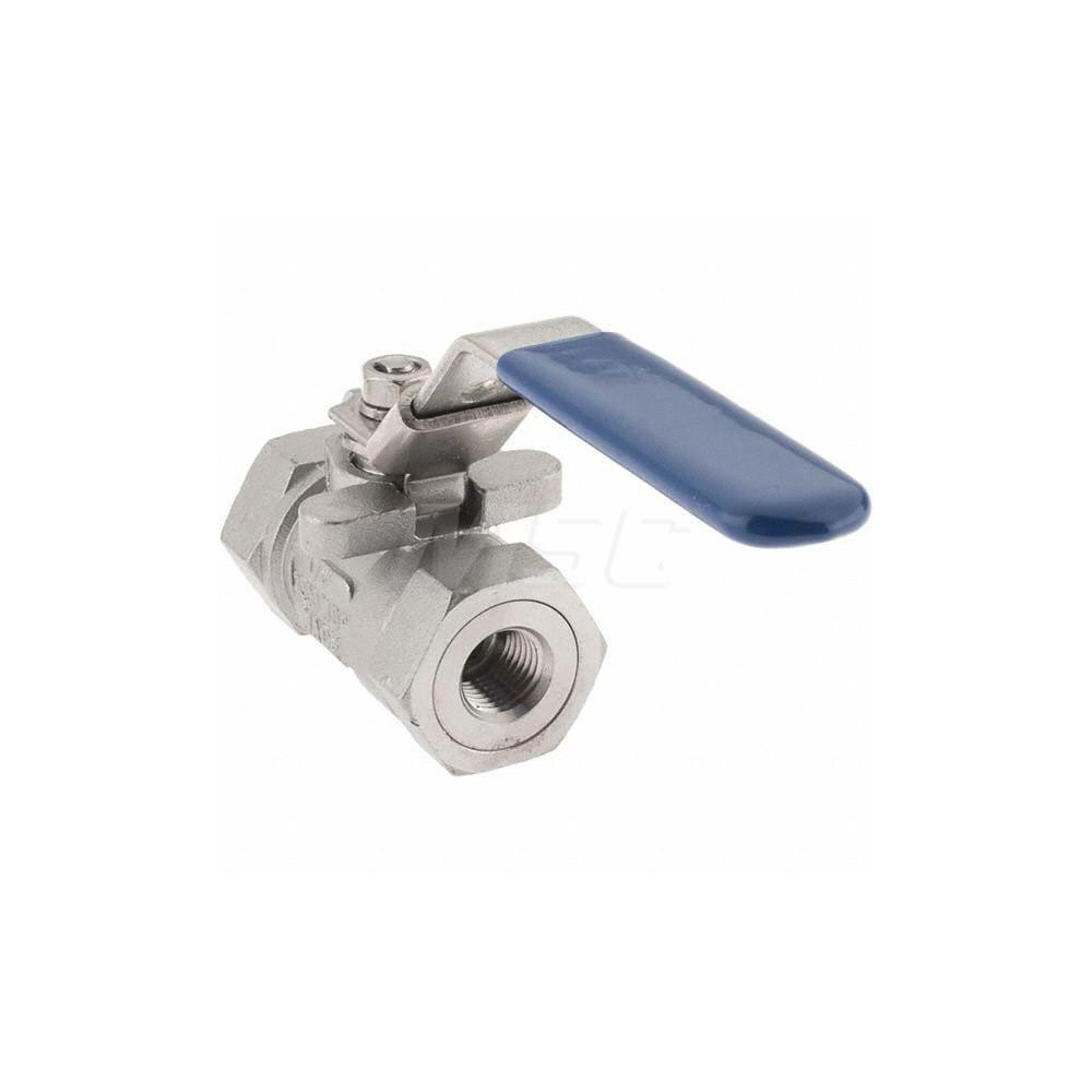 Value Collection Manual Ball Valve: 1/4" Pipe, Reduced Port - 6Q11008