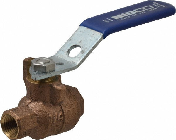 NIBCO Standard Manual Ball Valve: 1/4" Pipe, Full Port - NL95H04