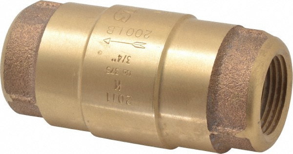Strataflo Check Valves: Design: In-Line; Valve Type: Check - 375-075