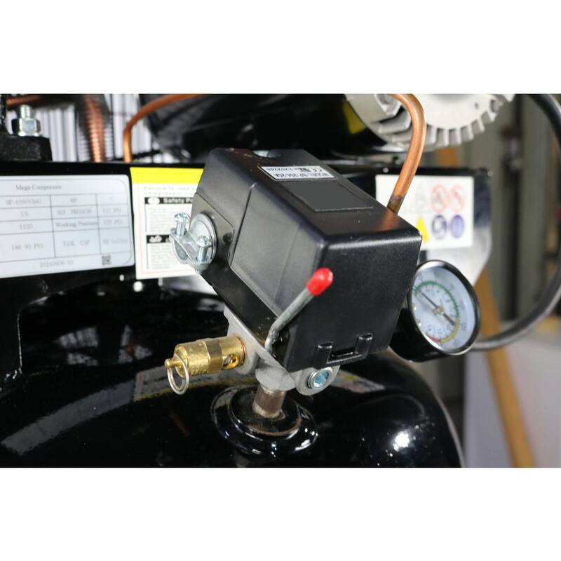 Mega Compressor 80 Gal. 5 HP 150 PSI Electric Upright Air Compressor - MP-6580VC