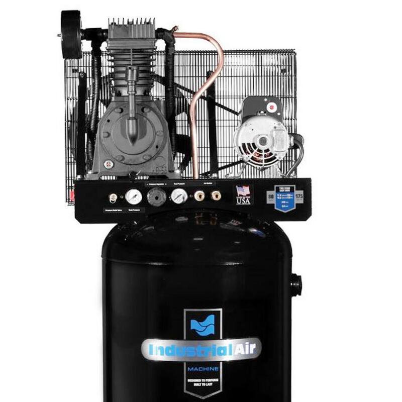 Industrial Air 80 Gal. Stationary Electric Air Compressor - IV5048055