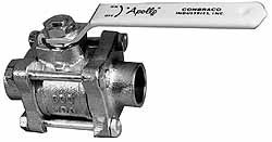 Apollo® Standard Manual Ball Valve: 2-1/2" Pipe, Full Port - 82-209-01