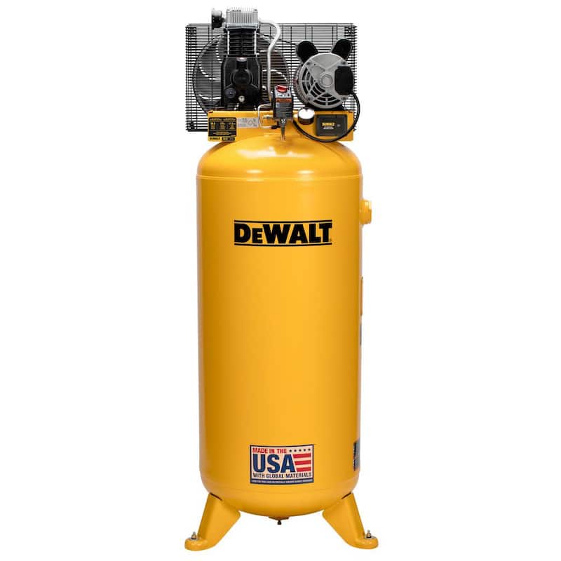 DEWALT 60 Gal. Single-Stage 175 PSI Vertical Stationary Electric Air Compressor with Air Compressor Monitoring System - DXCM602A.COM