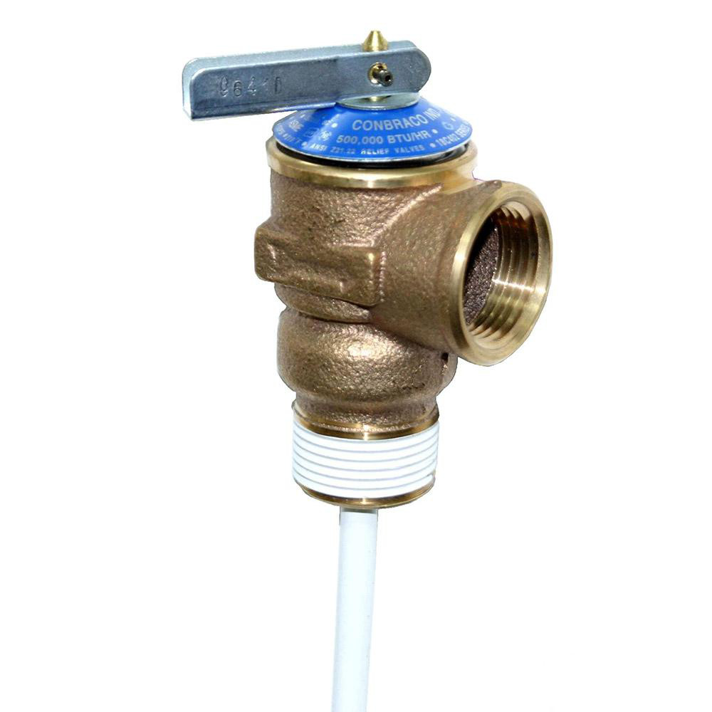 Hayward Flow Control Pressure Relief Valve: 1/2" Inlet, 150 Max psi - RV1050T