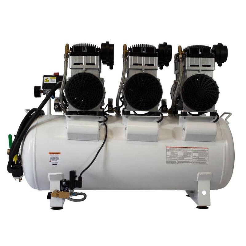 California Air Tools 20060CAD 20 Gal. 6.0 Hp 125 PSI Stationary Electric Ultra Quiet and Oil-Free Air Compressor ﻿ with Automatic Drain Valve - 20060CAD