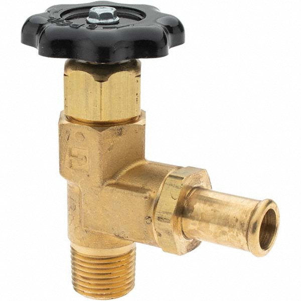 Parker Flare x MNPTF End Connection Brass Truck Valve - V409F-8-8