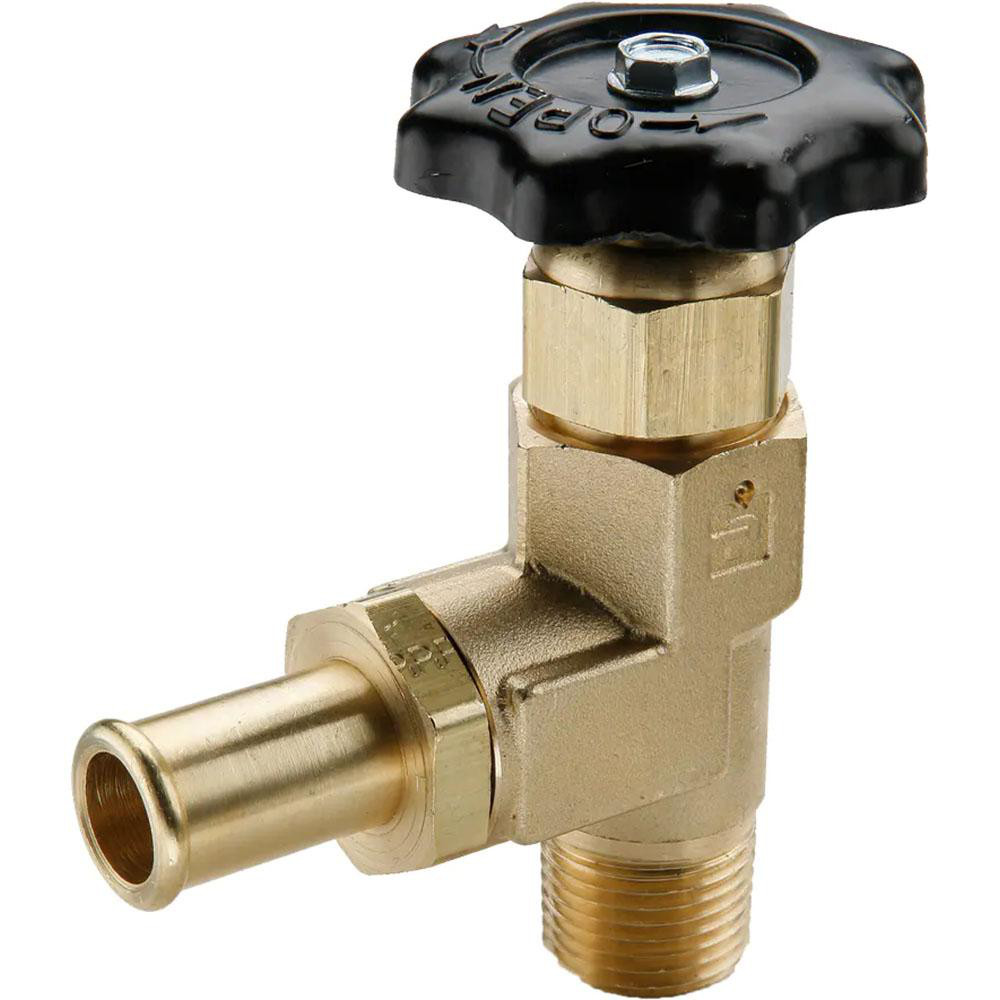 Parker Hose I.D. x MNPTF End Connection Brass Truck Valve - BDSV404P-10-8-1