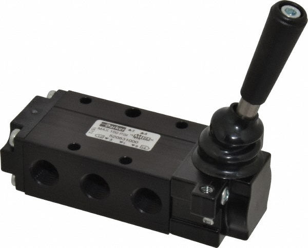 Parker Hose I.D. x MNPTF End Connection Brass Truck Valve - BDSV404P-10-8-1
