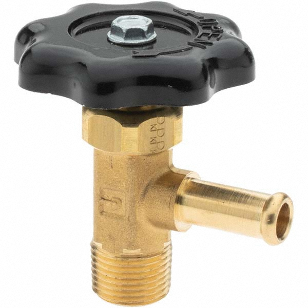 Parker Hose I.D. x MNPTF End Connection Brass Truck Valve - BDSV404P-10-8-1