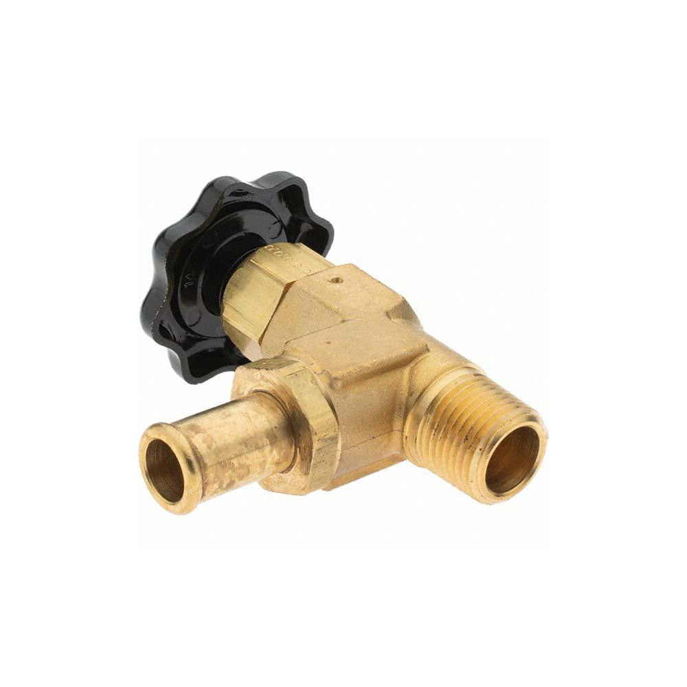 Parker Hose I.D. x MNPTF End Connection Brass Truck Valve - BDSV404P-10-8-1
