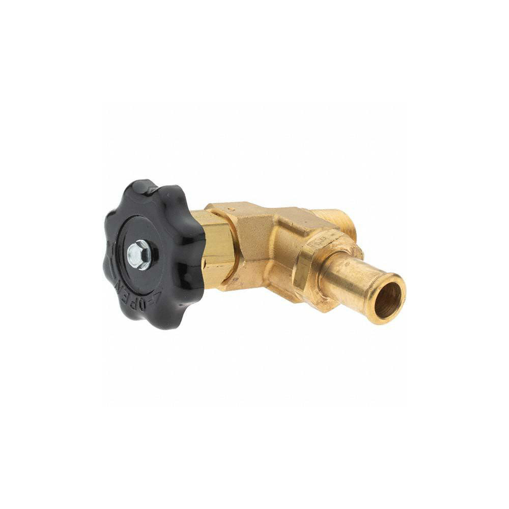 Parker Hose I.D. x MNPTF End Connection Brass Truck Valve - BDSV404P-10-8-1