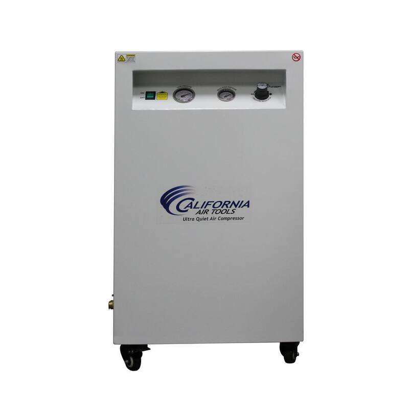 California Air Tools 20 Gal. 4.0 HP Ultra Quiet and Oil-Free Electric Air Compressor in Sound Proof Cabinet - 20040SPCAD
