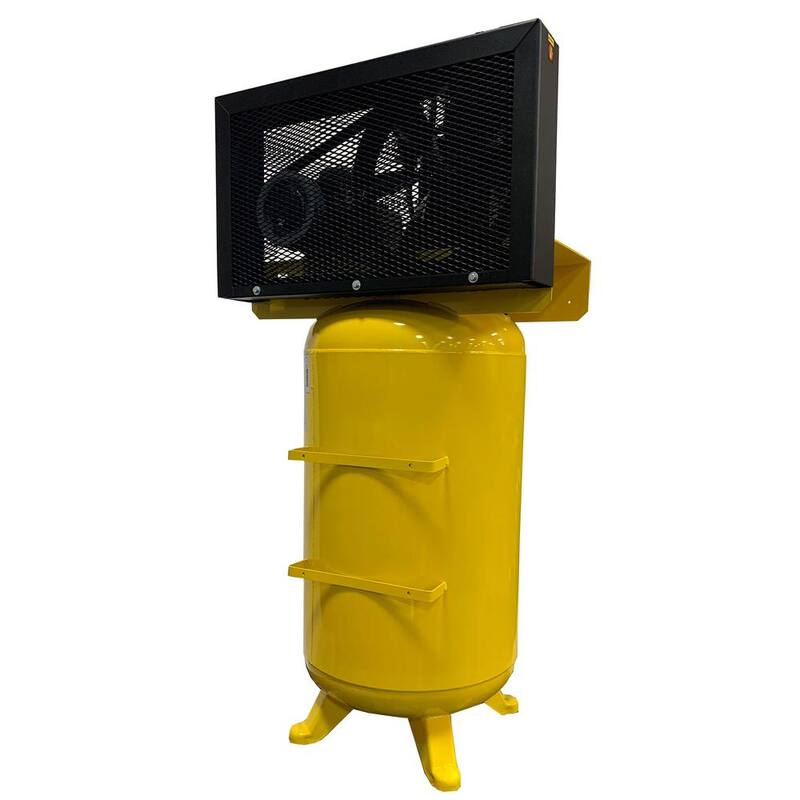 EMAX Industrial E350 Series 80 Gal.175 psi 5 HP 19 CFM 1-Phase 2-Stage Vertical Industrial Electric Air Compressor - HI05V080I1