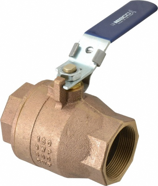 NIBCO Standard Manual Ball Valve: 2" Pipe, Full Port - NJ93H4D