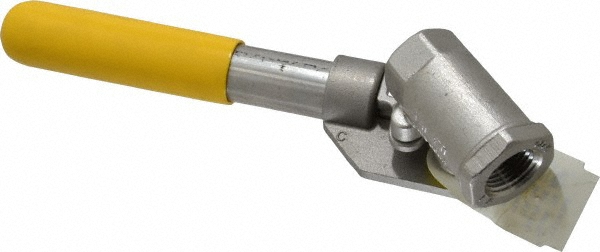 Merit Brass 3-Piece Manual Ball Valve: 1/2" Pipe, Full Port - KV310FP-08