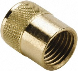 Parker 1/4" Tube OD Access Valve Refrigerant Adapter - 880AC-8-4