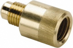 Parker 1/4" Tube OD Access Valve Refrigerant Adapter - 880AC-8-4