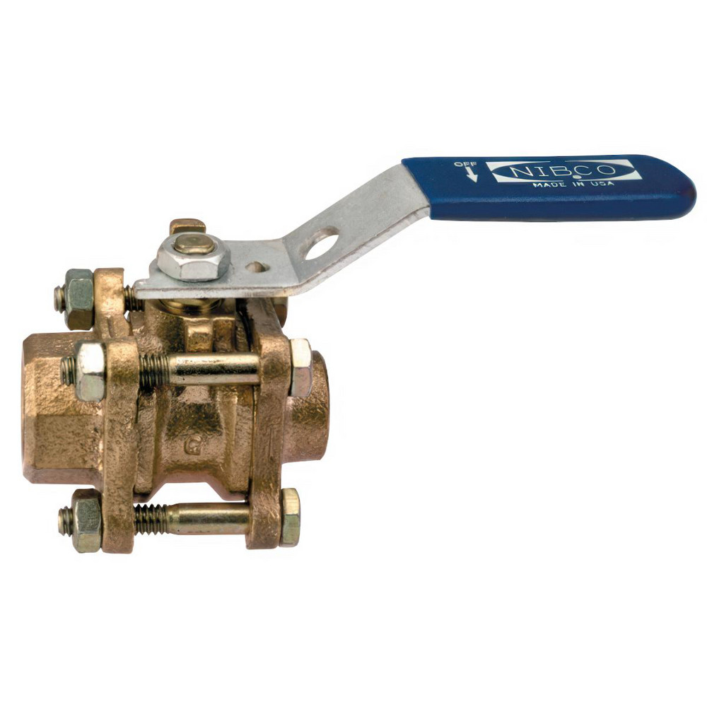 NIBCO Standard Manual Ball Valve: 3/8" Pipe, Full Port - NL99A05