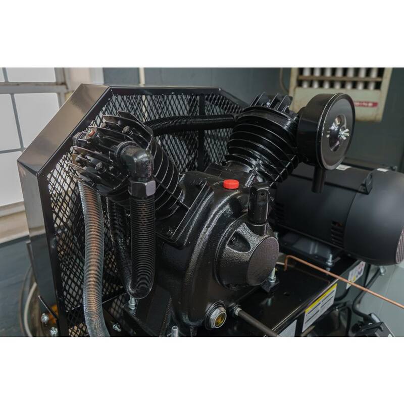 Mega Compressor 80 Gal. 7.5 HP 175 PSI Electric Upright Air Compressor with Mag Starter - MP-7580VM