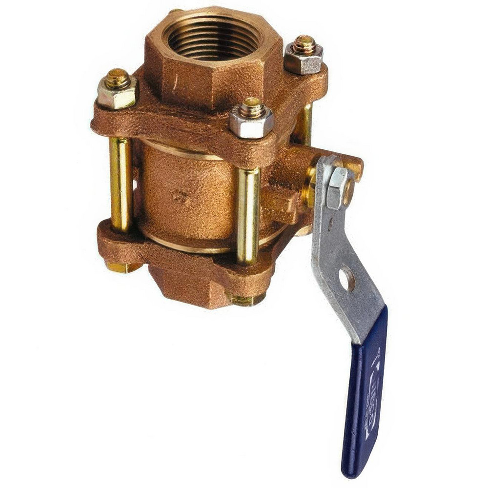 NIBCO Standard Manual Ball Valve: 1-1/4" Pipe, Full Port - NL97H4B