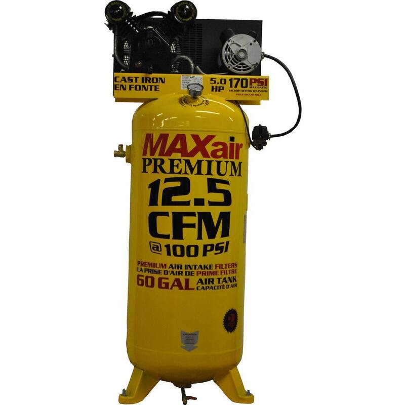 Maxair 60-Gal. Vertical, Electric Powered Air Compressor - C4160V1-MAP