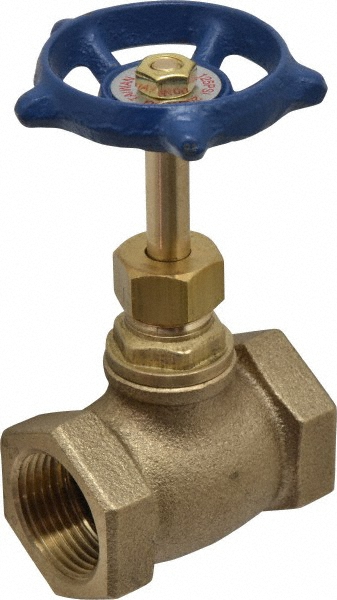 NIBCO 5" Pipe, Flanged Ends, Iron Renewable Globe Valve with Bypass - NHC7G0J