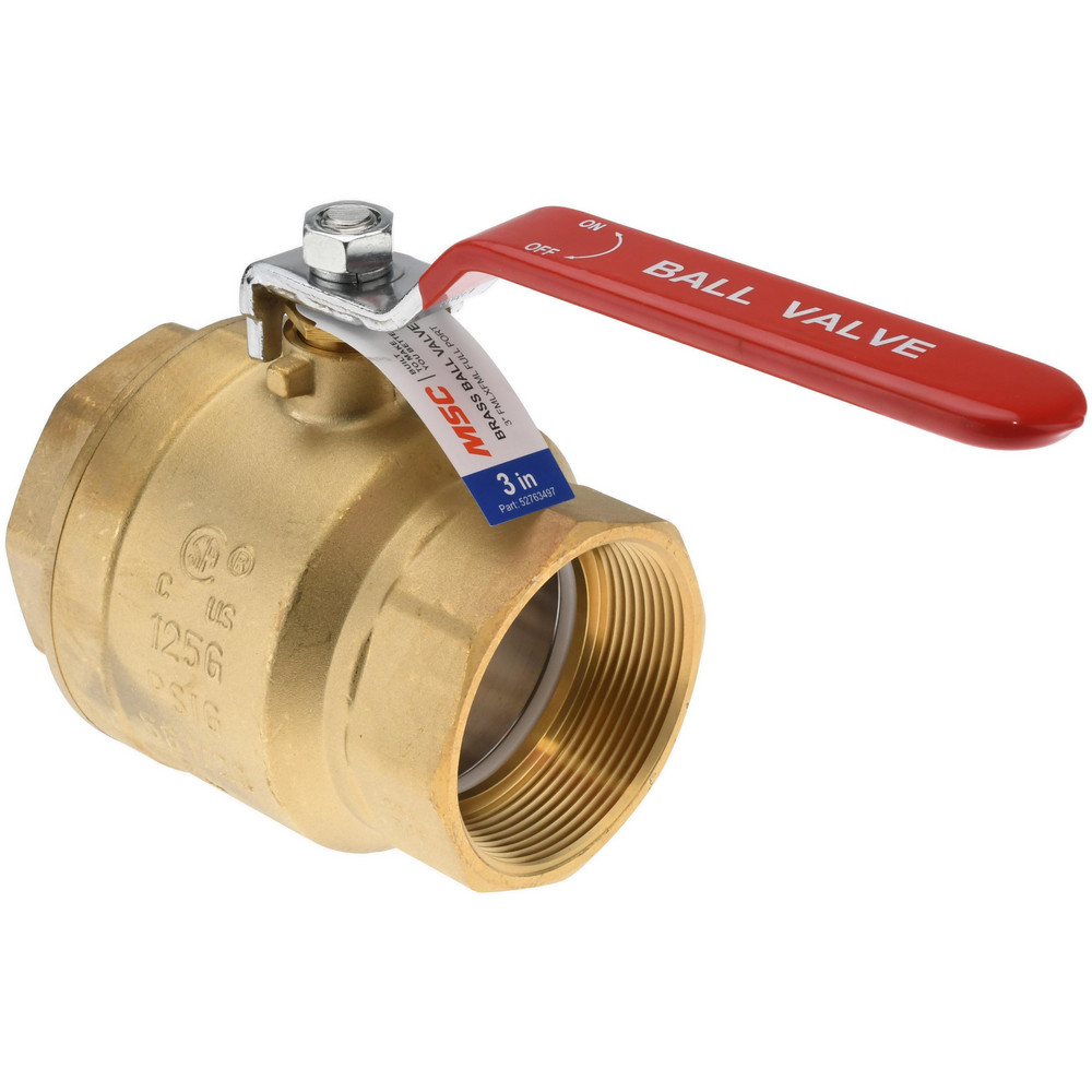 Value Collection Full Port Manual Ball Valve: 3" Pipe, Full Port - TXN300