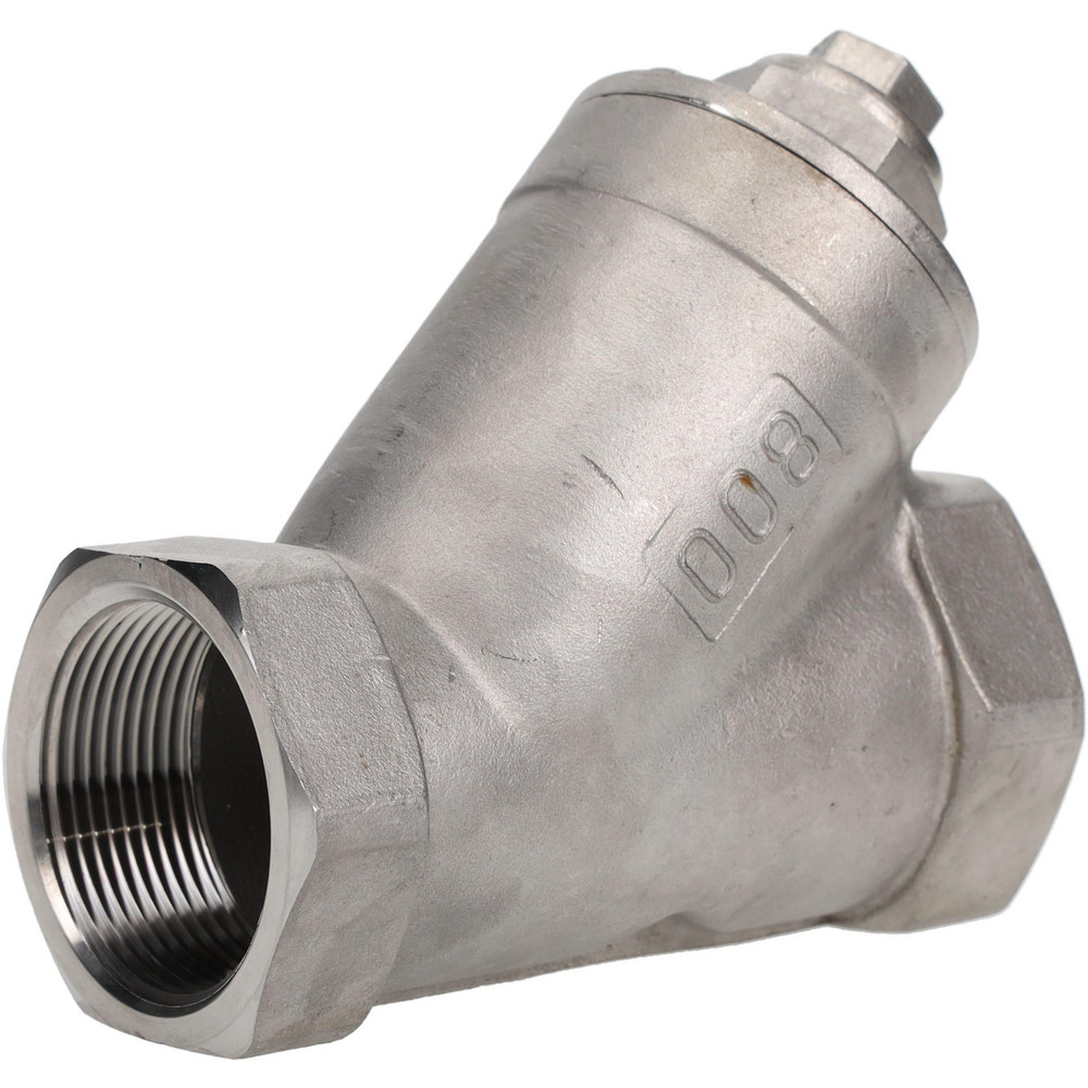 Value Collection 1-1/2" Pipe, Female NPT Ends, 316 Stainless Steel Y-Strainer - 9711200585JP