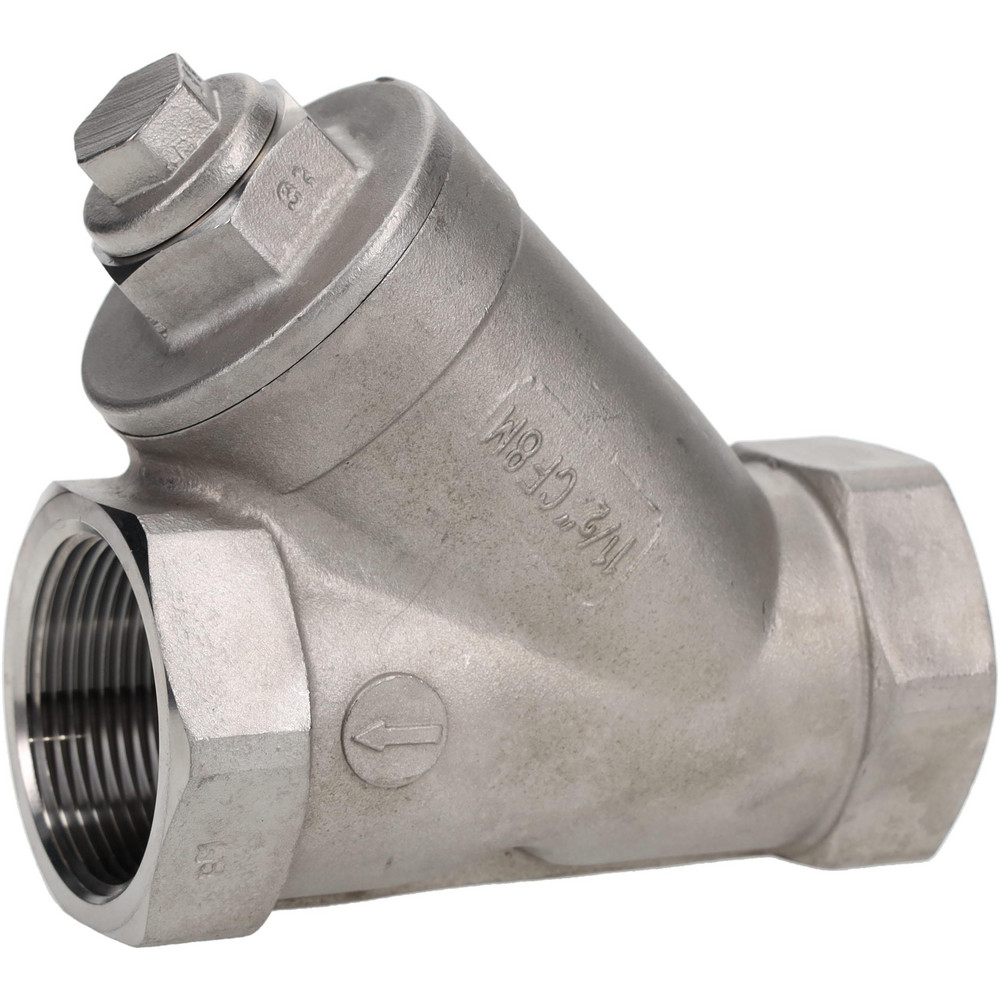 Value Collection 1-1/2" Pipe, Female NPT Ends, 316 Stainless Steel Y-Strainer - 9711200585JP