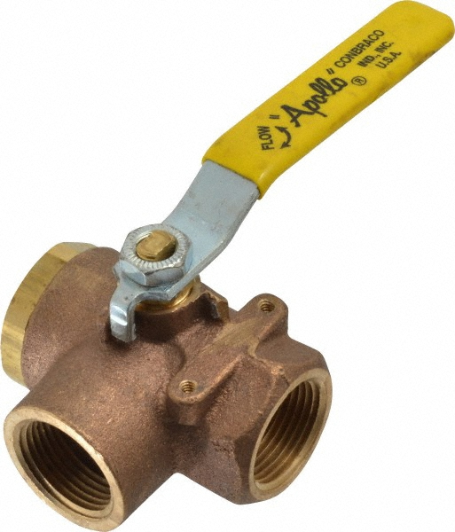 Milwaukee Valve Standard Manual Ball Valve: 1-1/4" Pipe, Large Port - BA-100A-114
