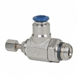USA Industrials Needle Valve: 1/2" Pipe, Polytetrafluoroethylene Seal - ZUSA-VLV-99