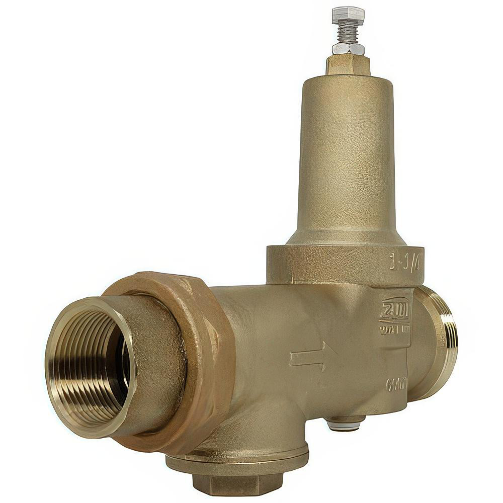 Zurn Pressure Reducing Valves: Pipe Size: 1.25; End Connection: FNPT x FNPT; Body Material: Bronze - 114-600XL3G