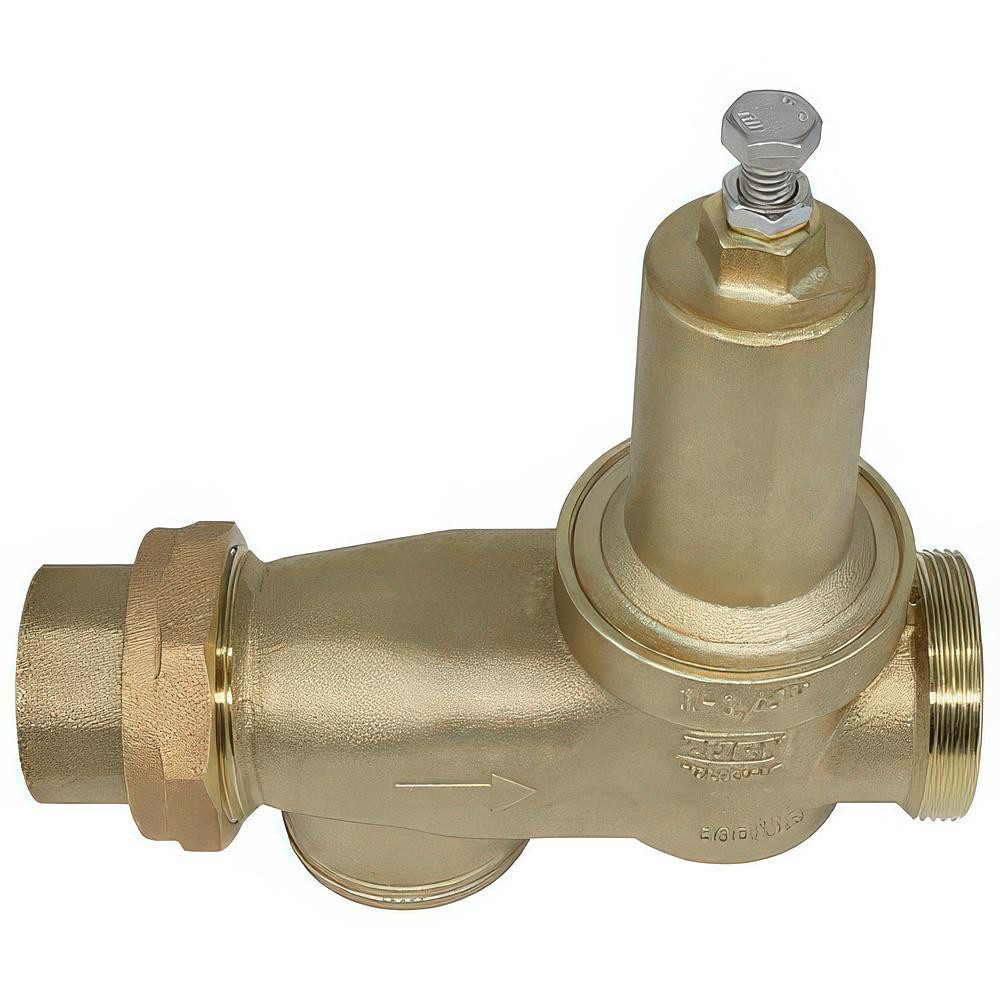 Zurn Pressure Reducing Valves: Pipe Size: 1.25; End Connection: FNPT x FNPT; Body Material: Bronze - 114-600XL3G