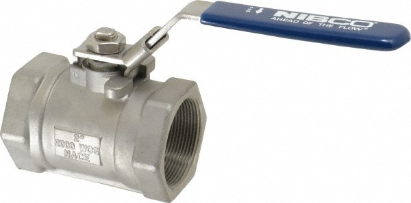 NIBCO Standard Manual Ball Valve: 2" Pipe, Reduced Port - NL943KDP